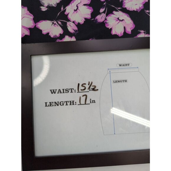 Tail Size M Womens Floral Above Knee Skirt Stretch Golf Tennis AS IS - Picture 8 of 8